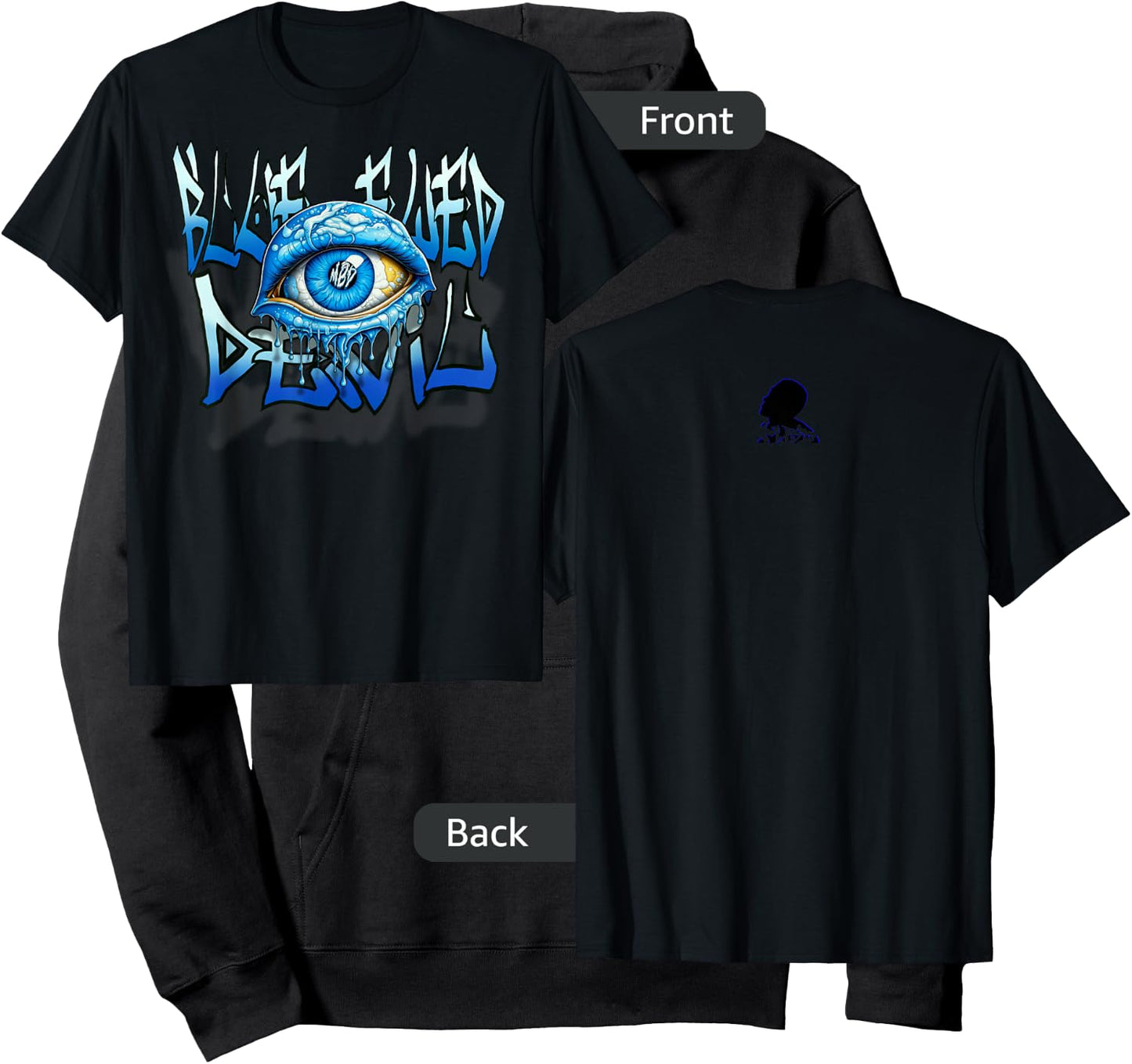 MBD Blue Eyed Devil Hoodie - Hoodie | Black