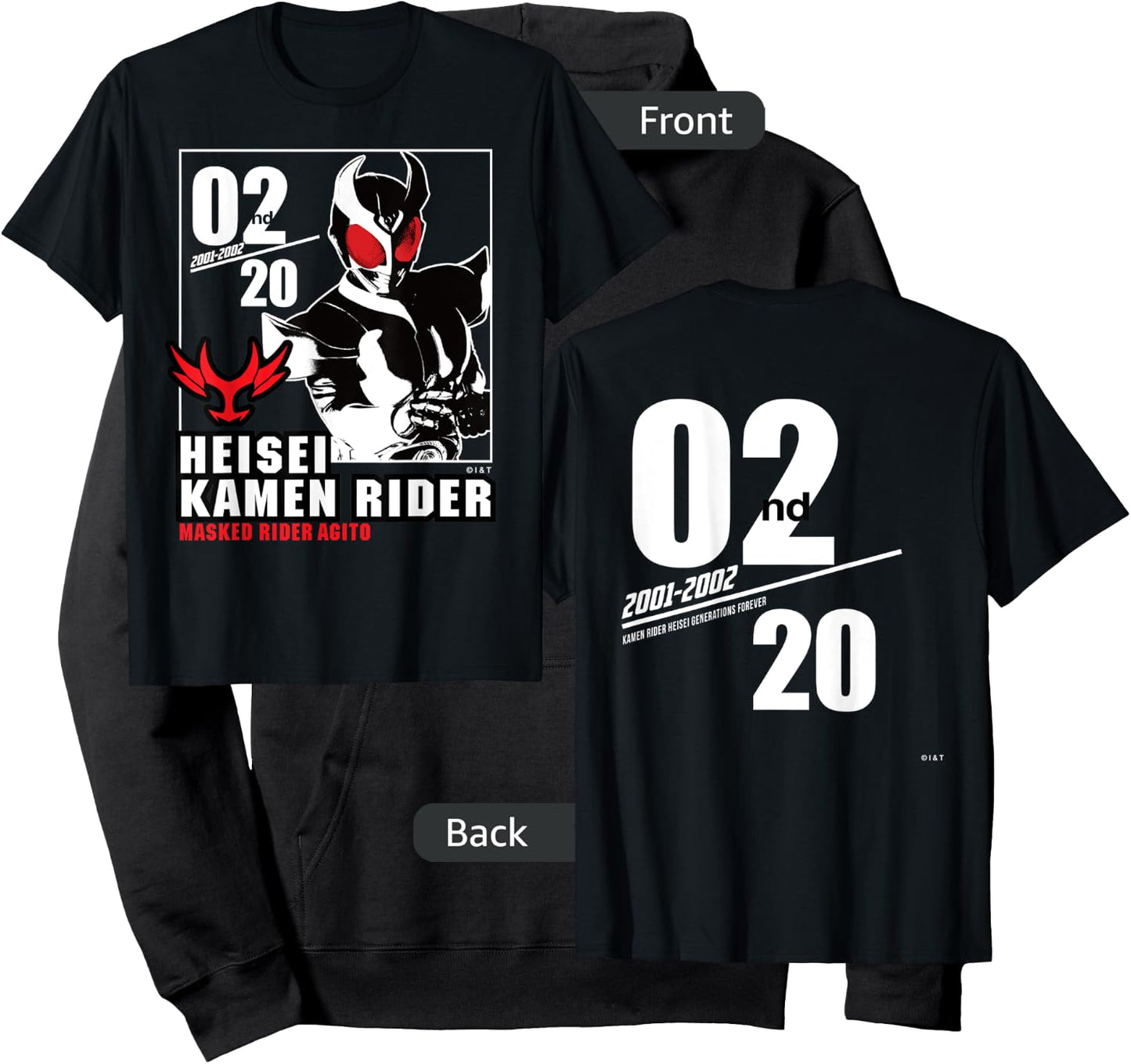 Kamen Rider Agito Heisei Rider Anniversary Hoodie - Hoodie | Black