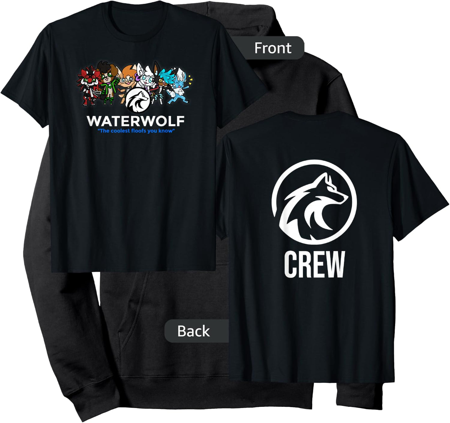 Waterwolf Floofs Hoodie - Hoodie | Black