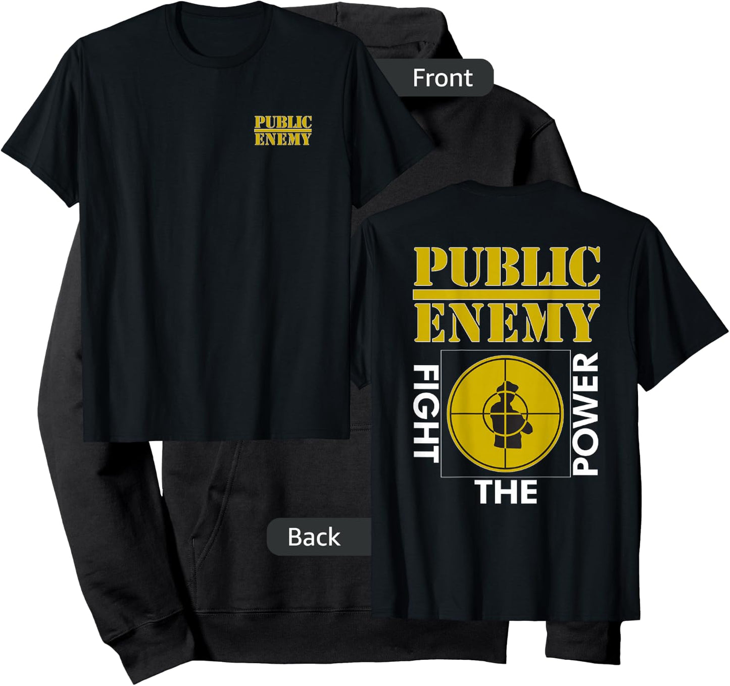 Public Enemy Official Fight The Power Hoodie - Hoodie | Black