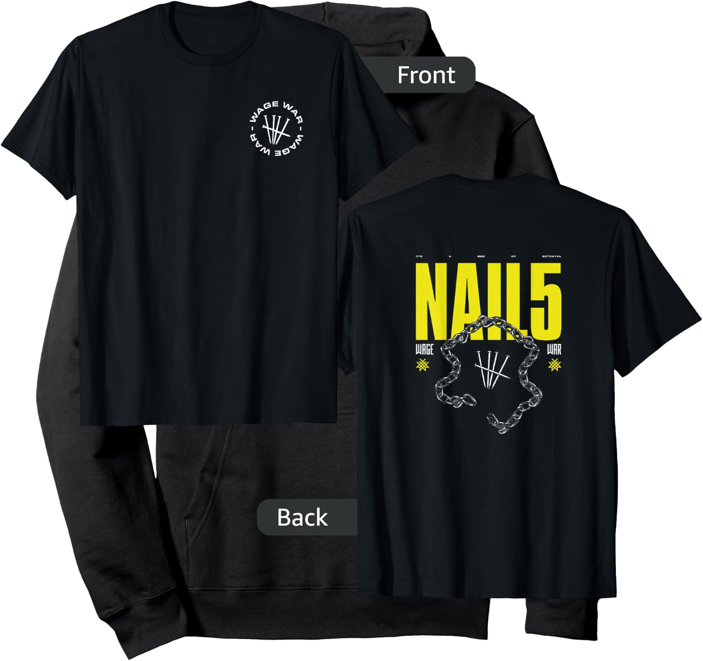 Wage War - NAIL5 Hoodie - Hoodie | Black