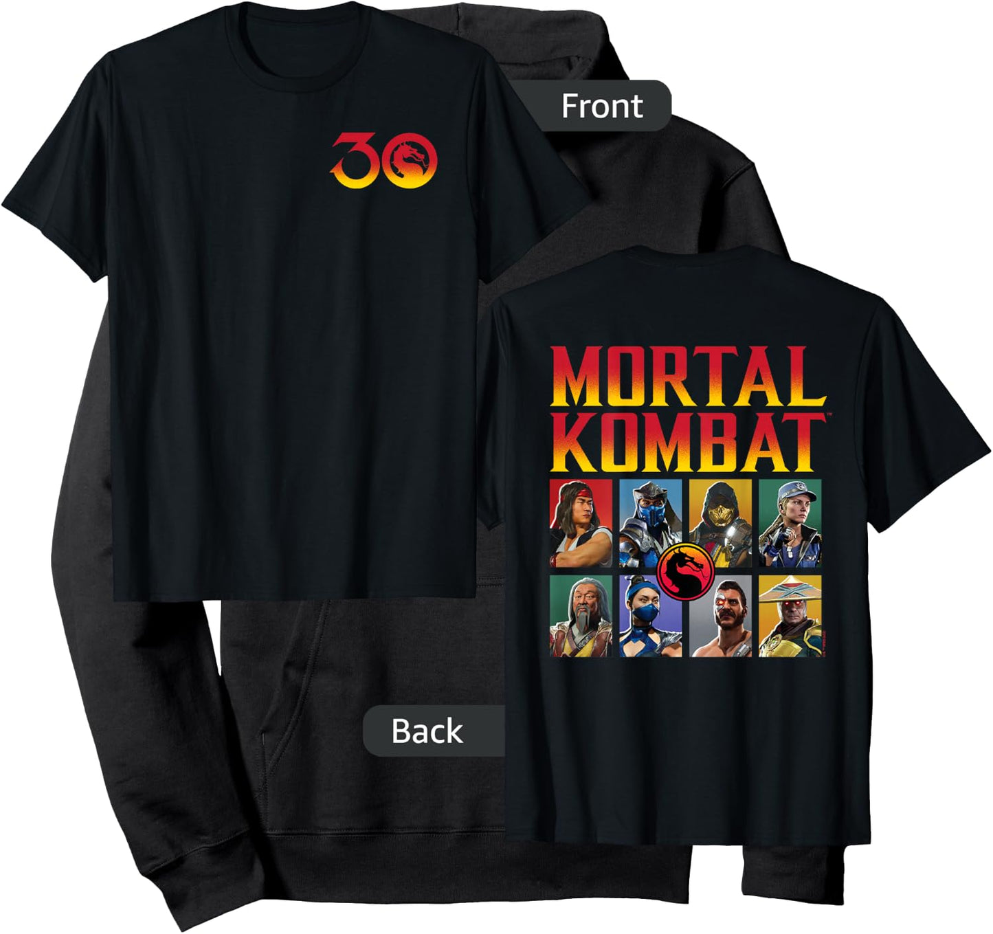 Mortal Kombat - 30th Grid Hoodie - Hoodie | Black