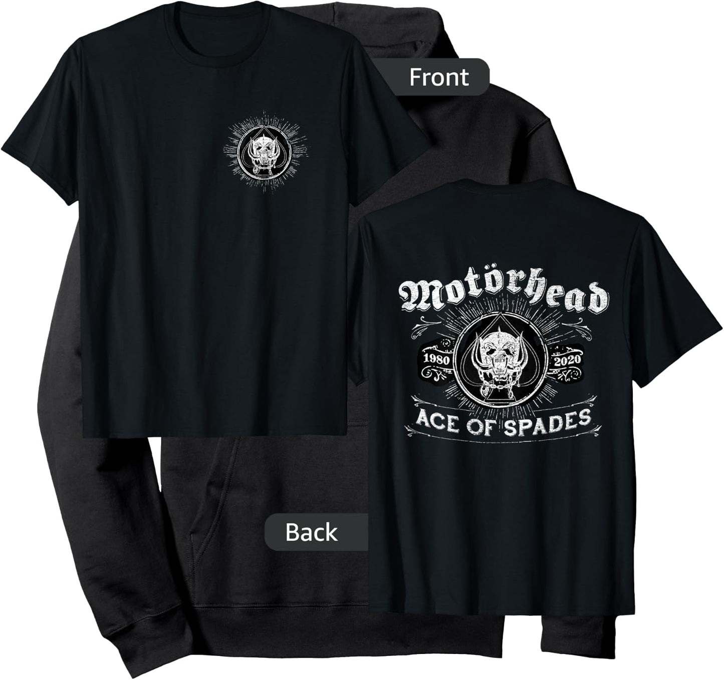 Motörhead - Ace of Spades 40 Year Anniversary Hoodie - Hoodie | Black