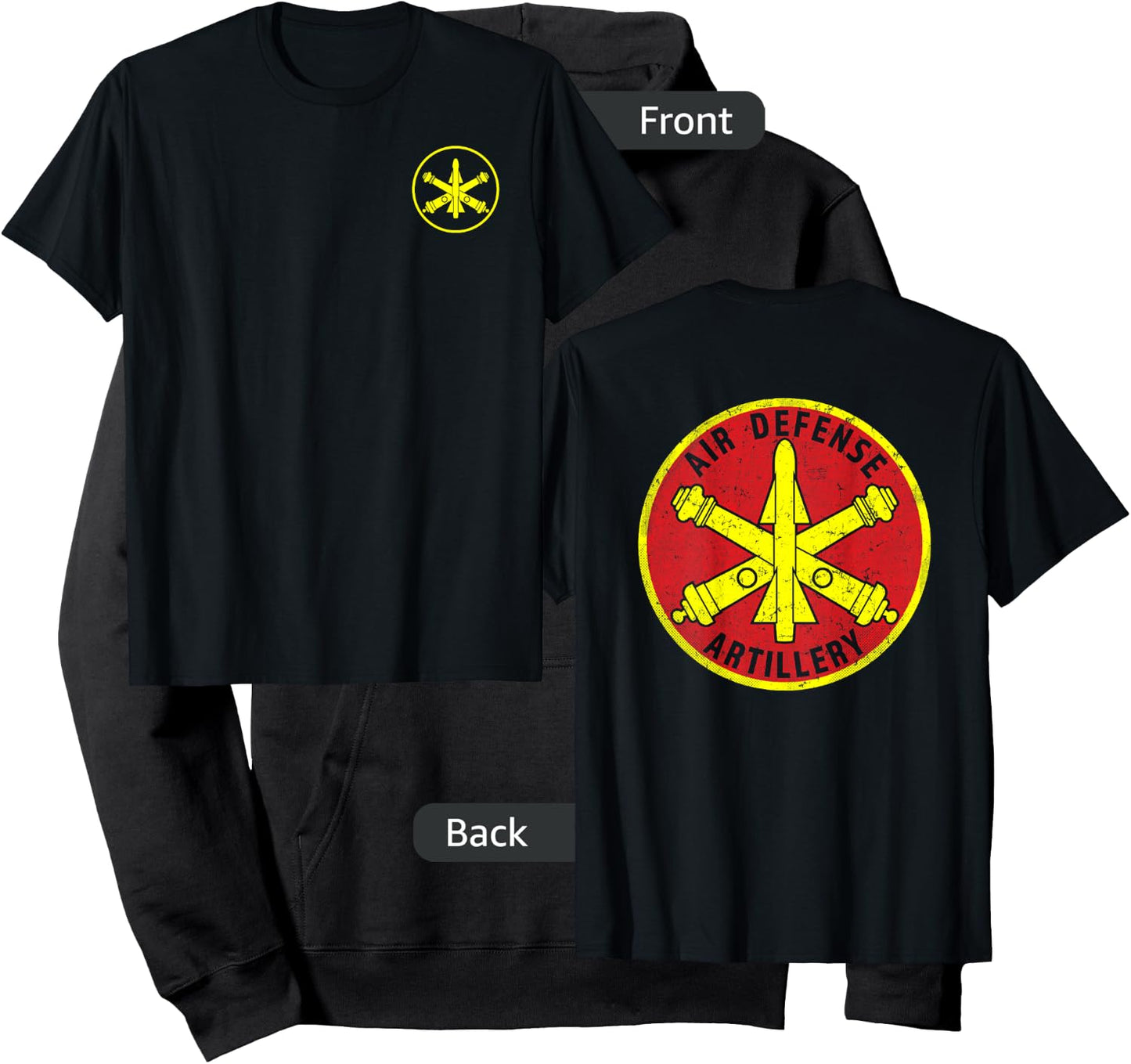 Air Defense Artillery branch insignia - Fort Sill Hoodie - Hoodie | Black