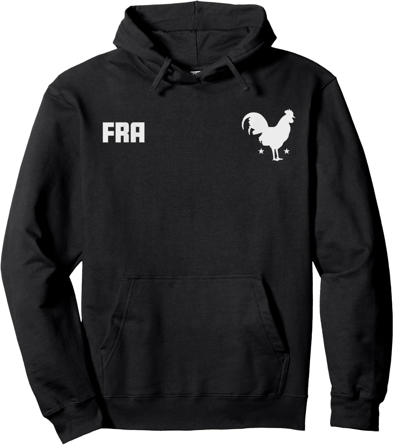 France Euro Football Kit Style Hoodie - Hoodie | Black
