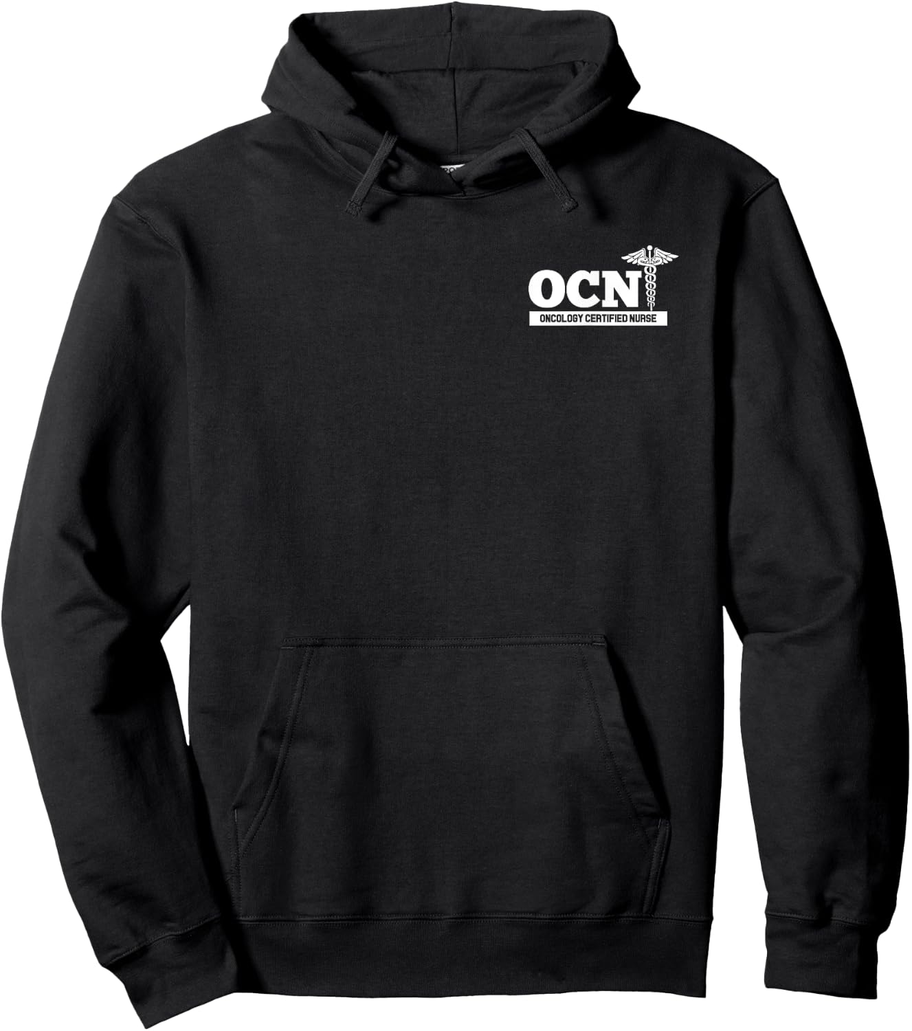 Oncology Certified Nurse Hospital Staff Hoodie - Hoodie | Black