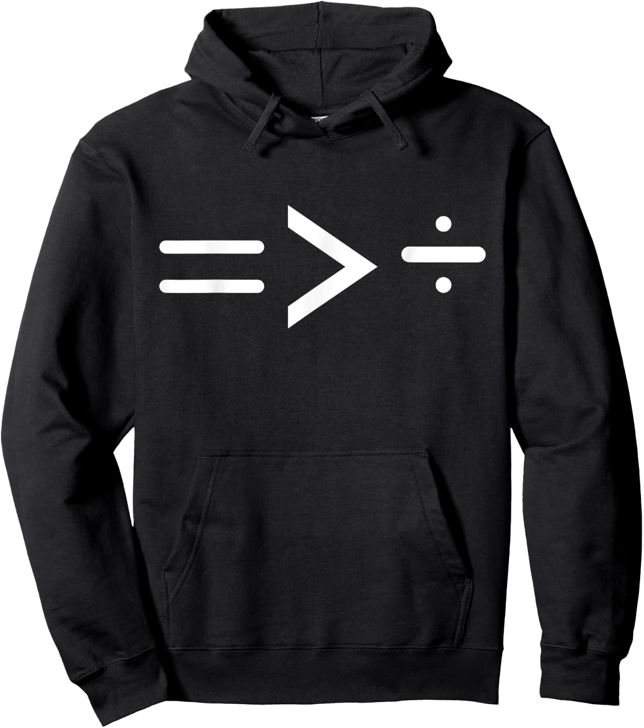 Equal is Greater than Divided Hoodie - Hoodie | Black