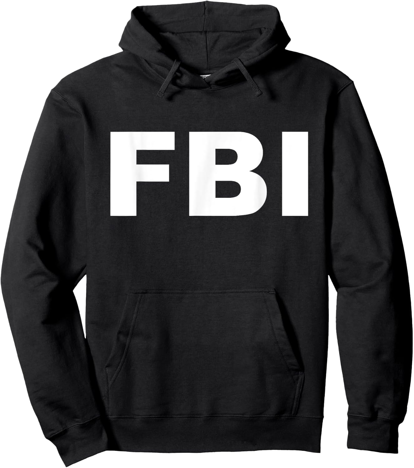 FBI Carnival Fancy Dress Costume Boys Top Premium Hoodie - Hoodie | Black