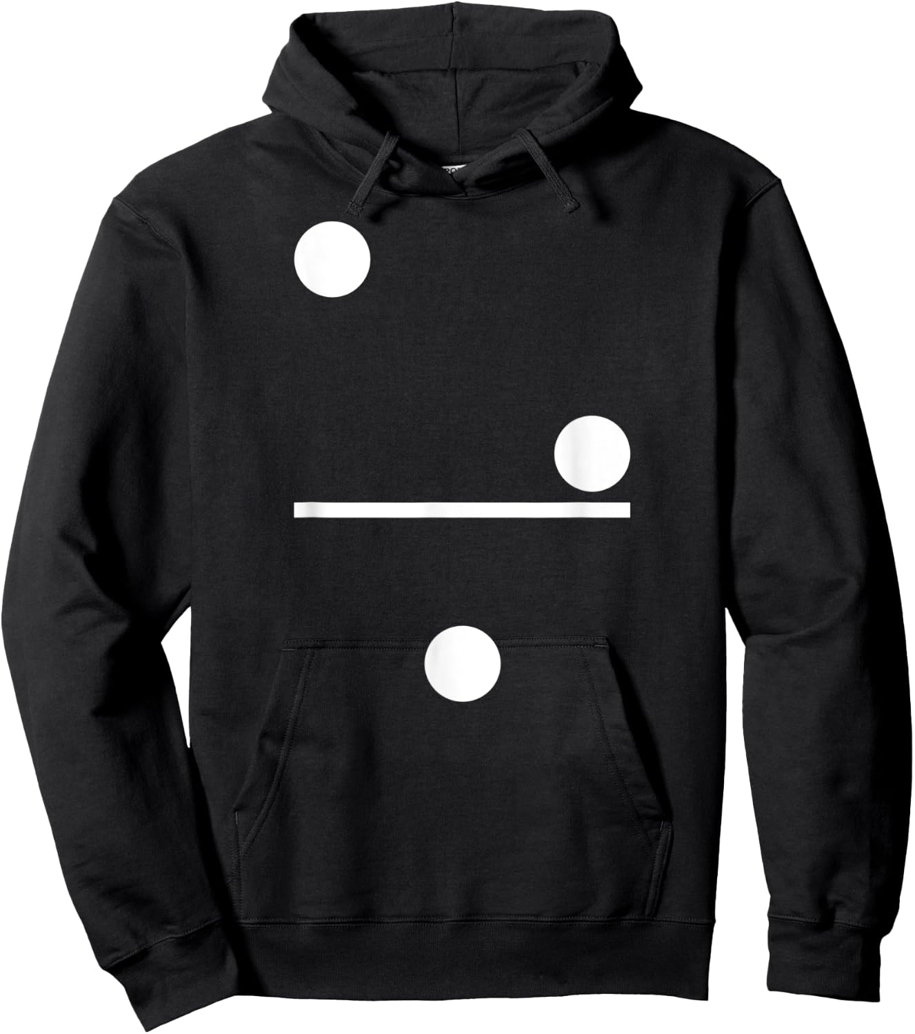 Domino 2-1 Domino Costume Carnival Dominoes Hoodie - Hoodie | Black