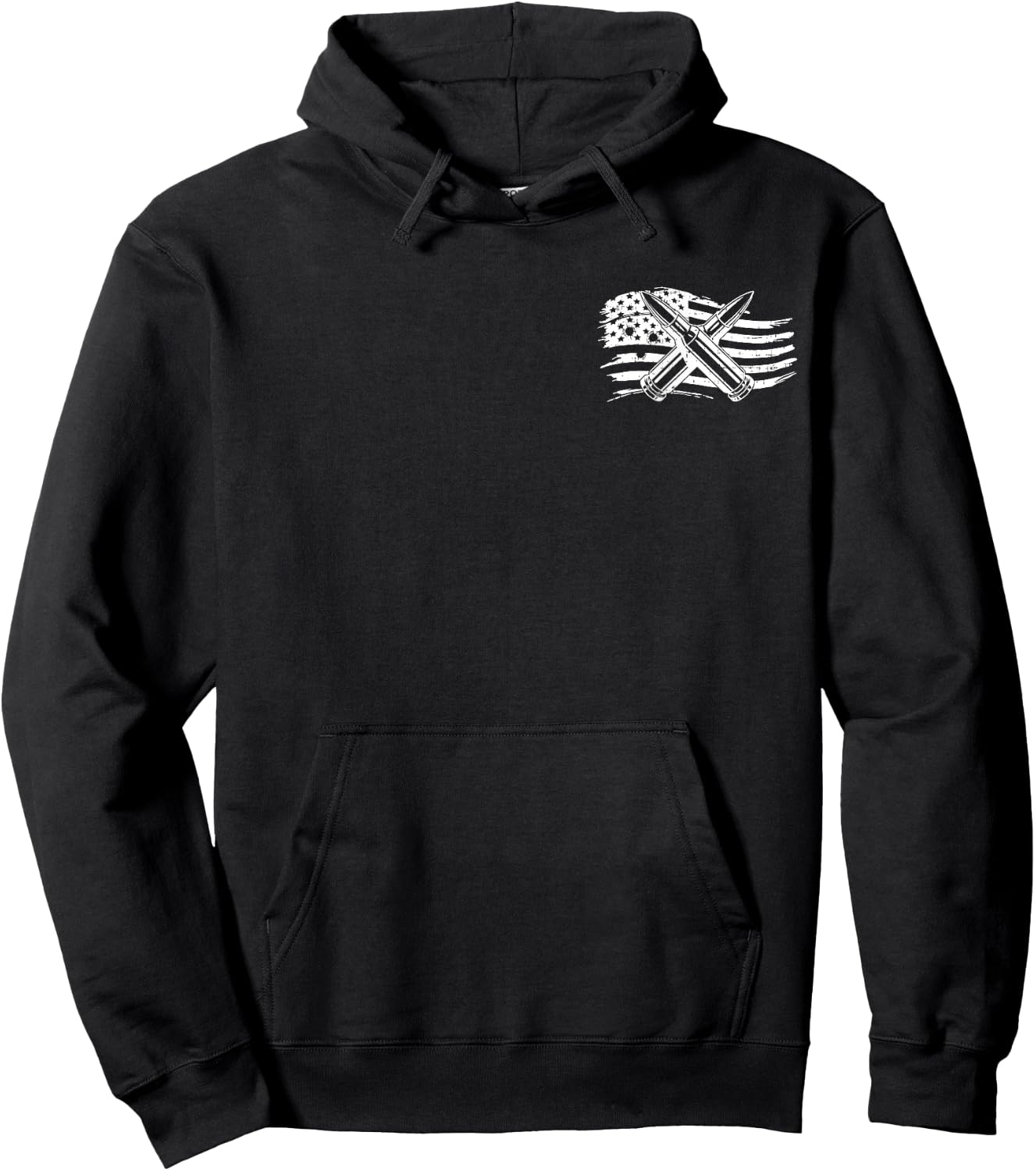 Just The Tip I Promise Bullet American Flag Gun Lover Gifts Men Hoodie - Hoodie | Black