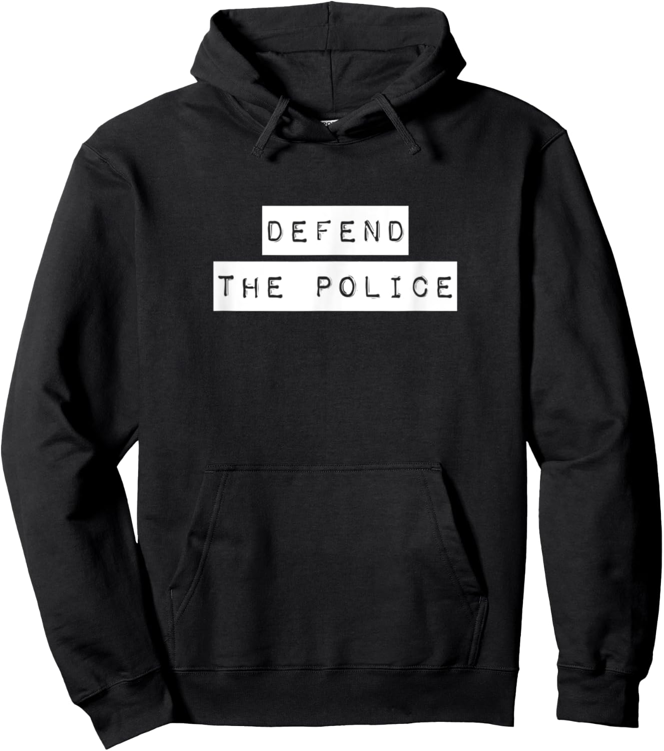 Defend The Police Pro Cop Anti Crime Hoodie - Hoodie | Black