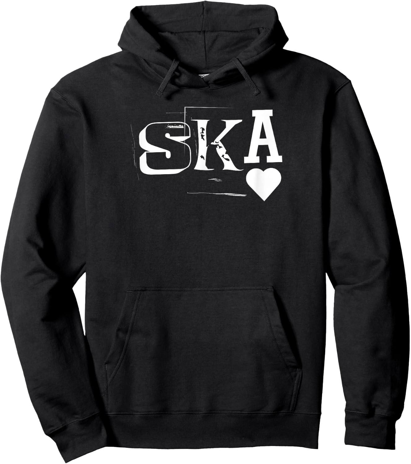 Retro Skinhead Reggae Punk Style Ska Music Hoodie - Hoodie | Black