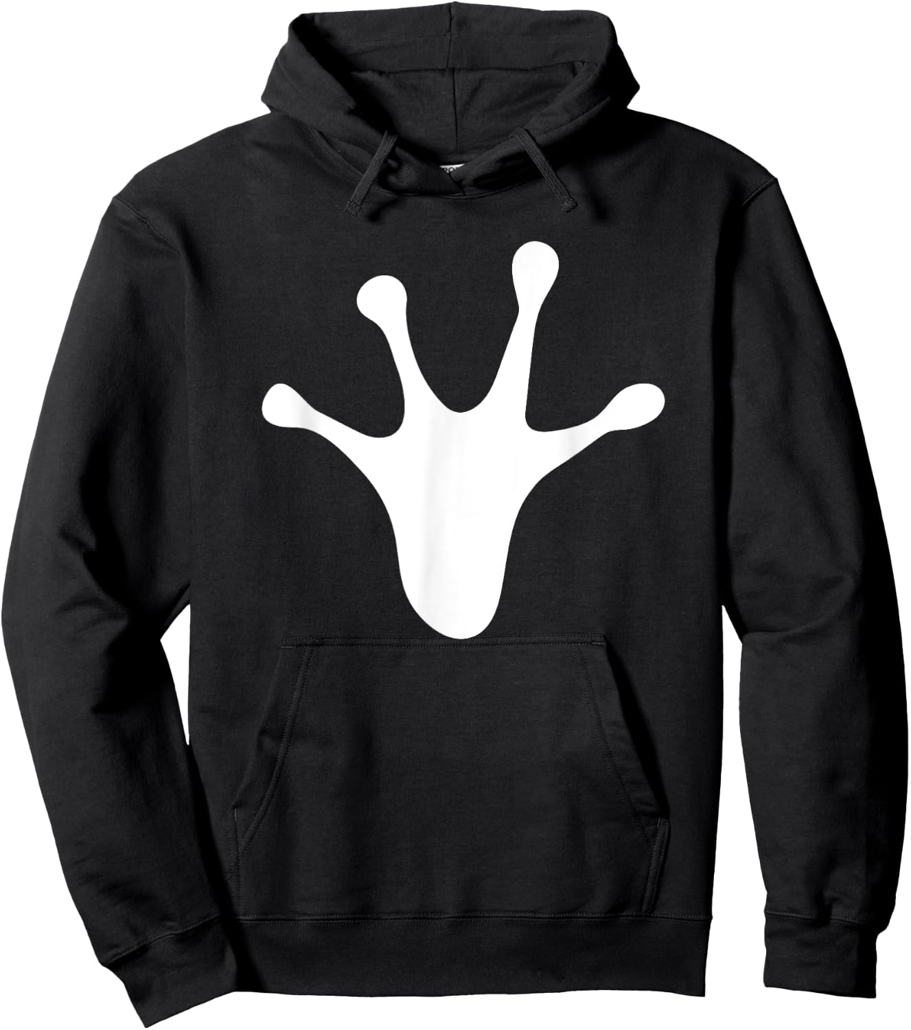 Frog Toad Footprint Design Gift Men Women Kids Boys Girls Hoodie - Hoodie | Black