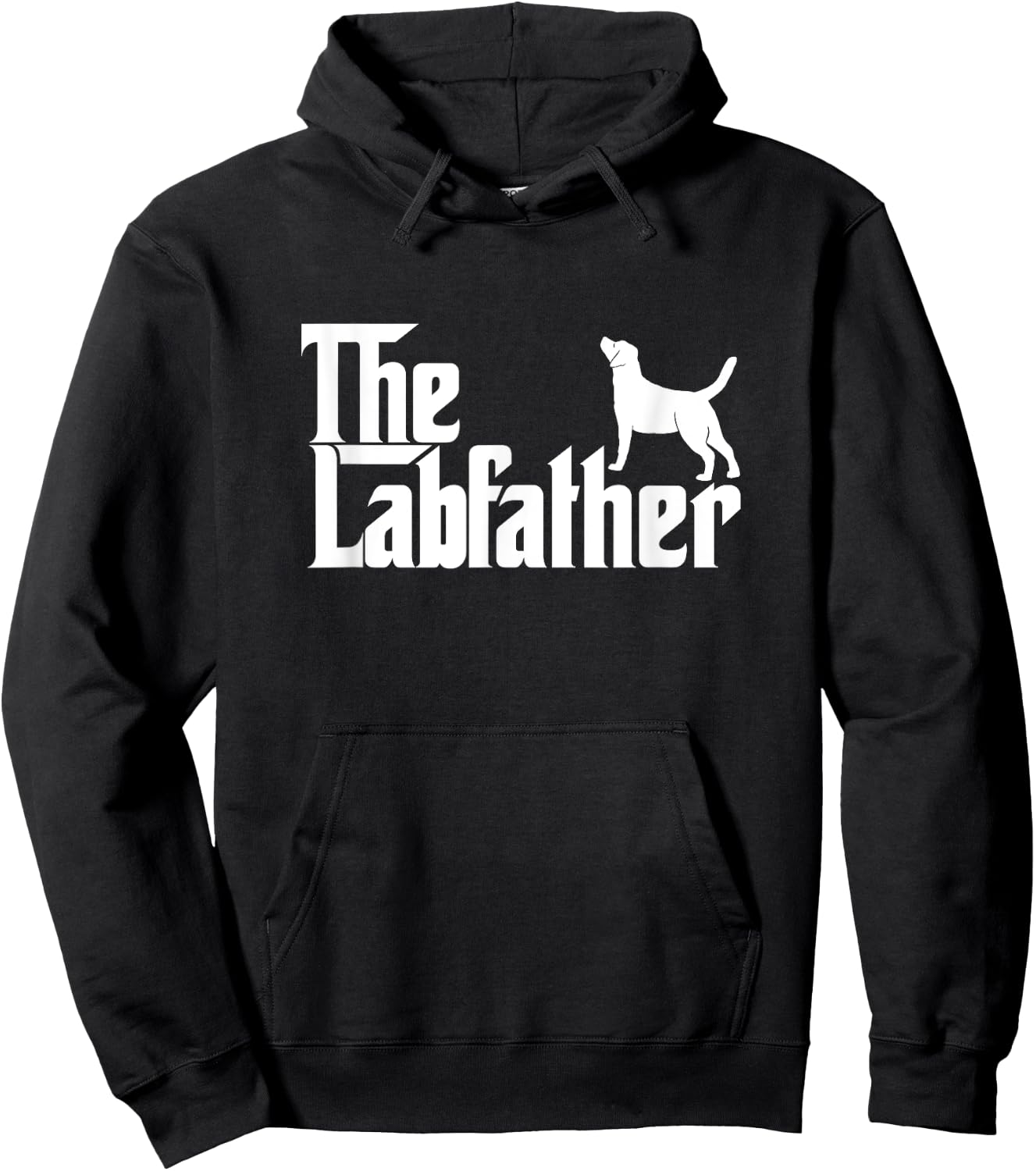 Funny Labrador Owner The Labfather Lab Father Gift Hoodie - Hoodie | Black