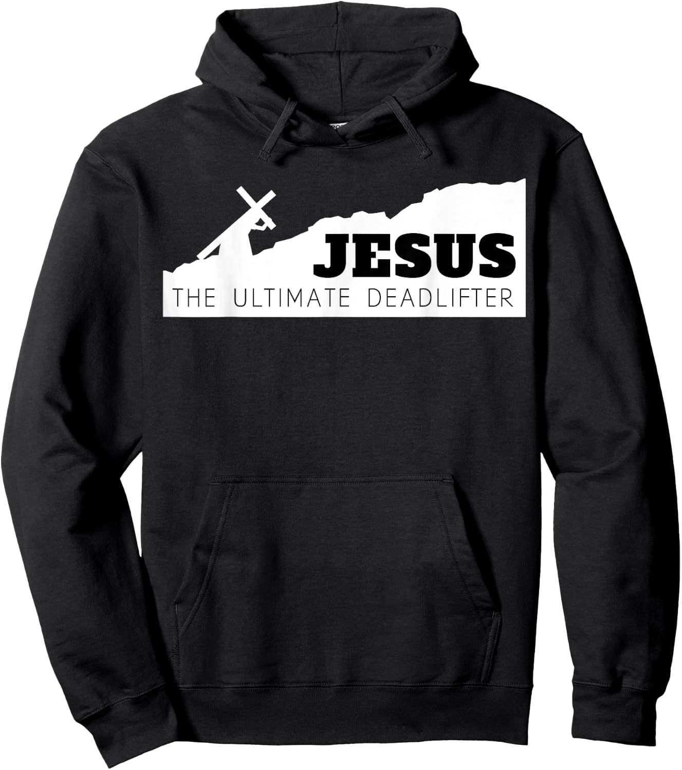 Jesus the ultimate deadlifter Hoodie - Hoodie | Black