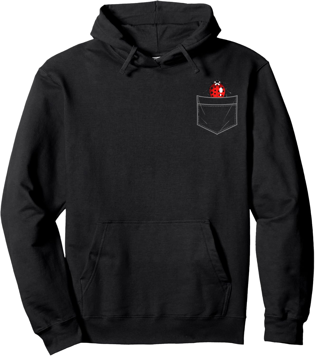 Cool Ladybug Art Women Kids Insect Beetle Lady Bug Hoodie - Hoodie | Black