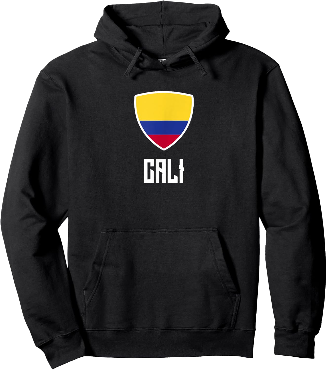 Cali Colombian Flag Roots Heritage Colombia Hoodie - Hoodie | Black