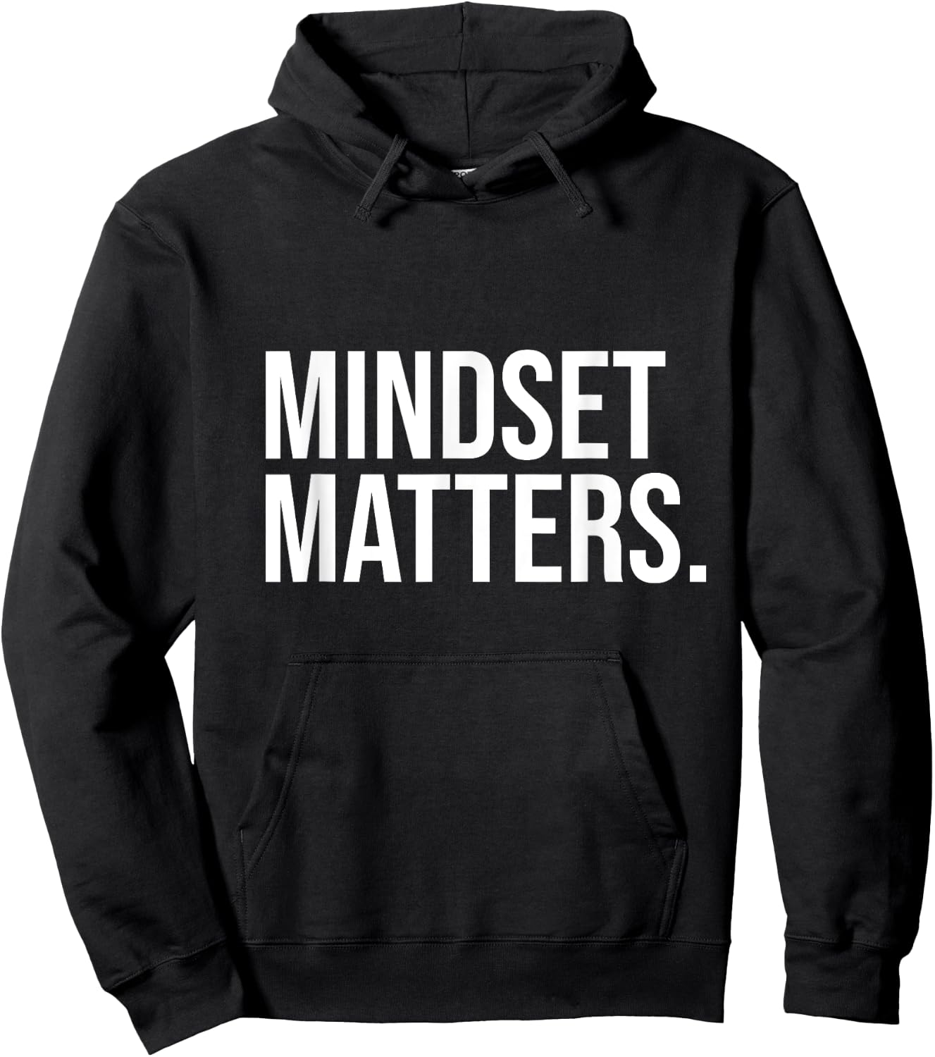 Mindset Matters Abundance Manifest Goals Life Positivity Hoodie - Hoodie | Black