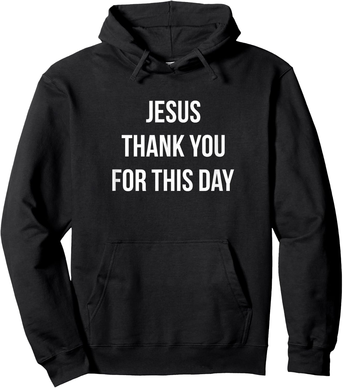Jesus - Thank You For This Day Hoodie - Hoodie | Black