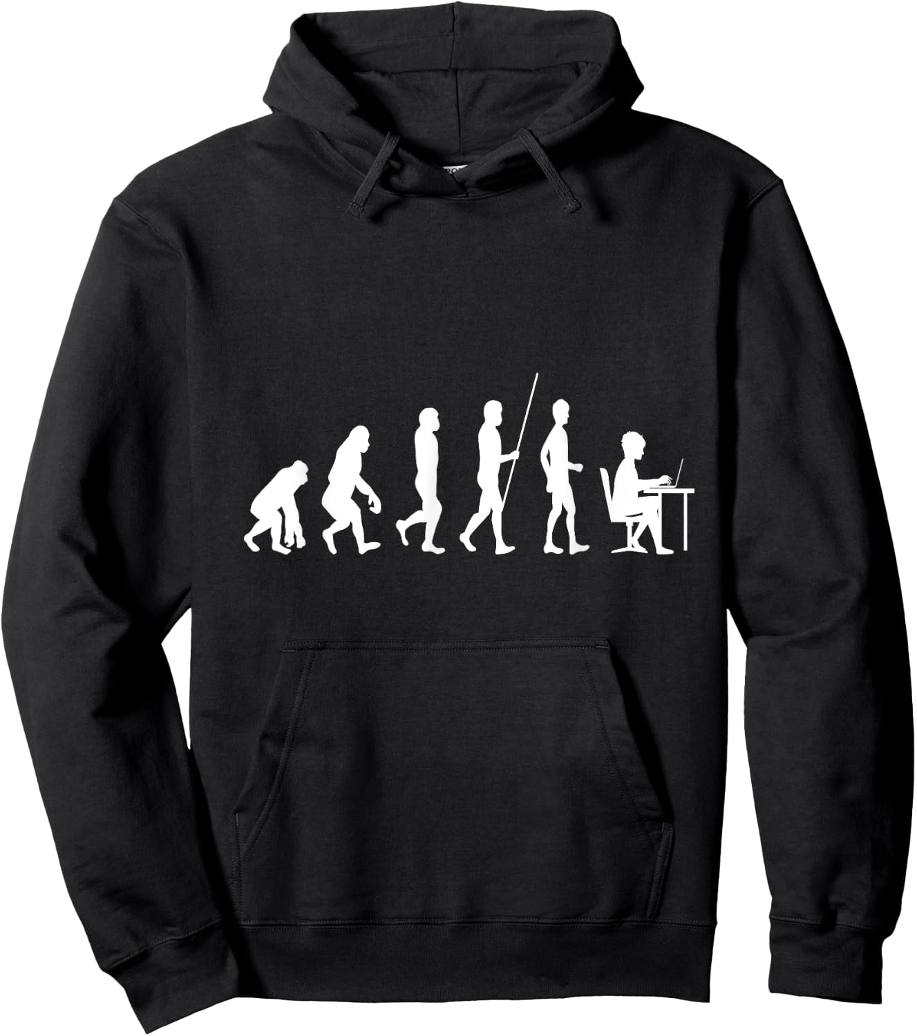 Computer Geek Gift Funny Programmer Evolution Hoodie - Hoodie | Black