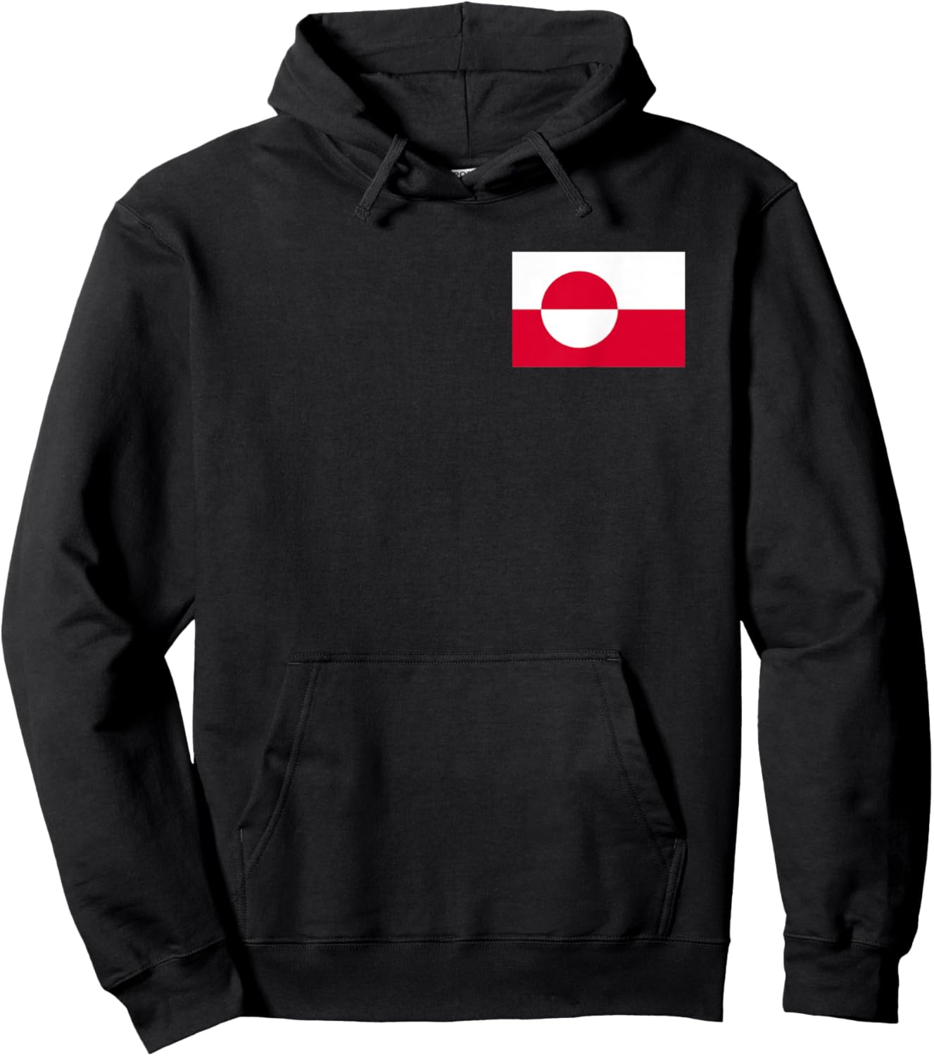 Greenlandic Flag of Greenland Hoodie - Hoodie | Black