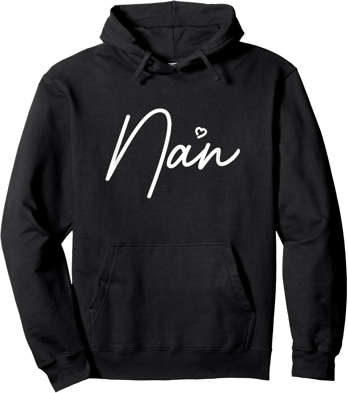 Women's Nan Cute Mother's Day Gift In British Grandma Hoodie - Hoodie | Black