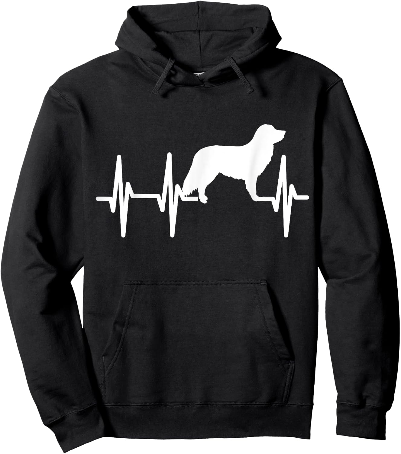 Nova Scotia Duck Great Heartbeat Dog Mom Dad Lover Gift Hoodie - Hoodie | Black