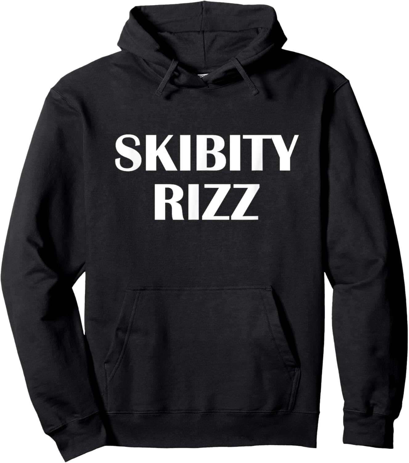 Skibity Rizz Funny Bro Meme Sus Humorous Rizz Joke Hoodie - Hoodie | Black