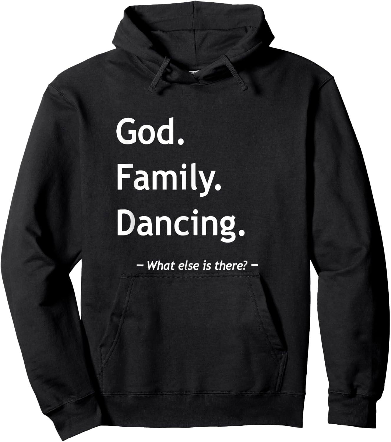 Christian Faith Jesus Christianity God Family Dancing Dancer Hoodie - Hoodie | Black