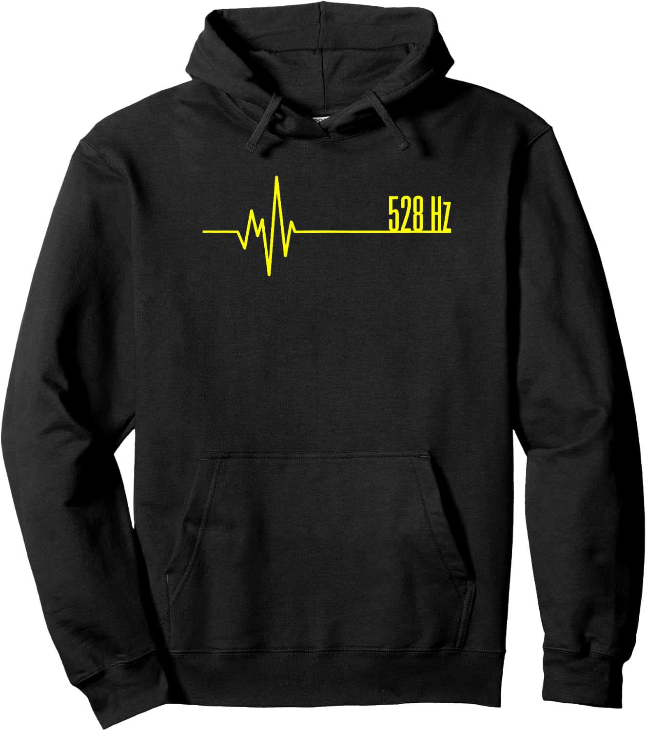 528Hz for Lovers of Meditation Solfeggio Sounds Chakra Yoga Hoodie - Hoodie | Black