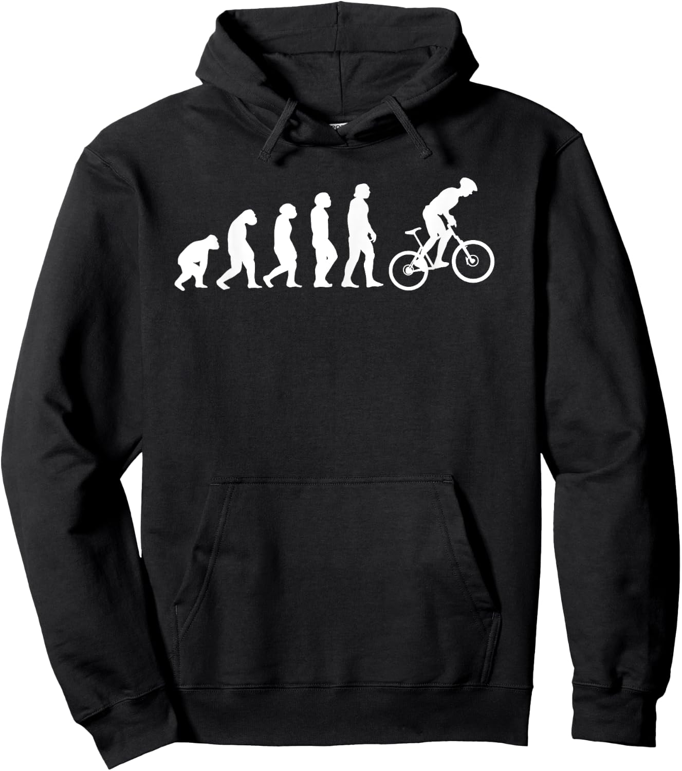 Great mountain bike evolution gift MTB Hoodie - Hoodie | Black