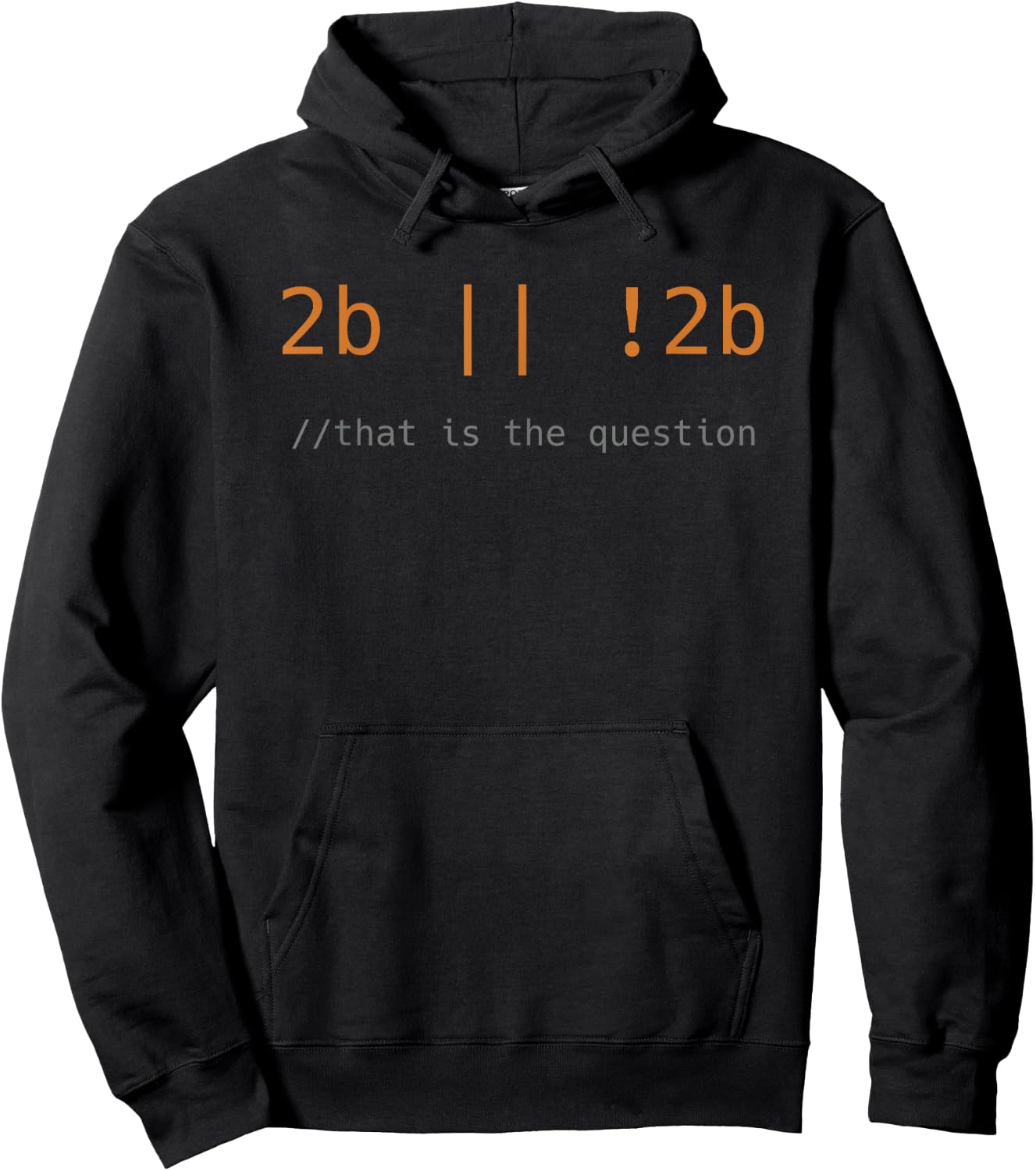 To be or not Code Funny Programming Coding IT Gift Black Hoodie - Hoodie | Black