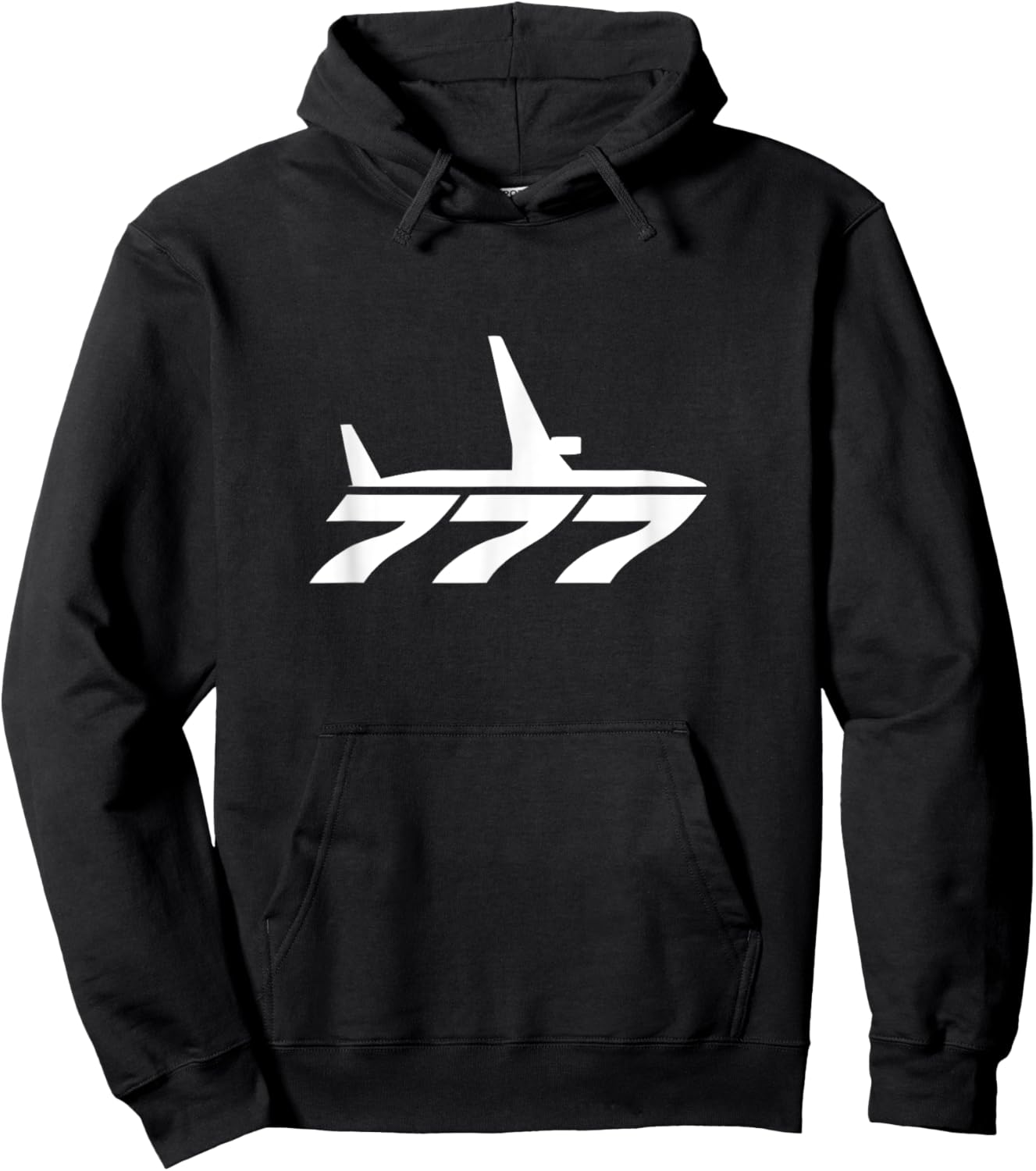 777 Airliner Plane For Avgeeks Hoodie - Hoodie | Black