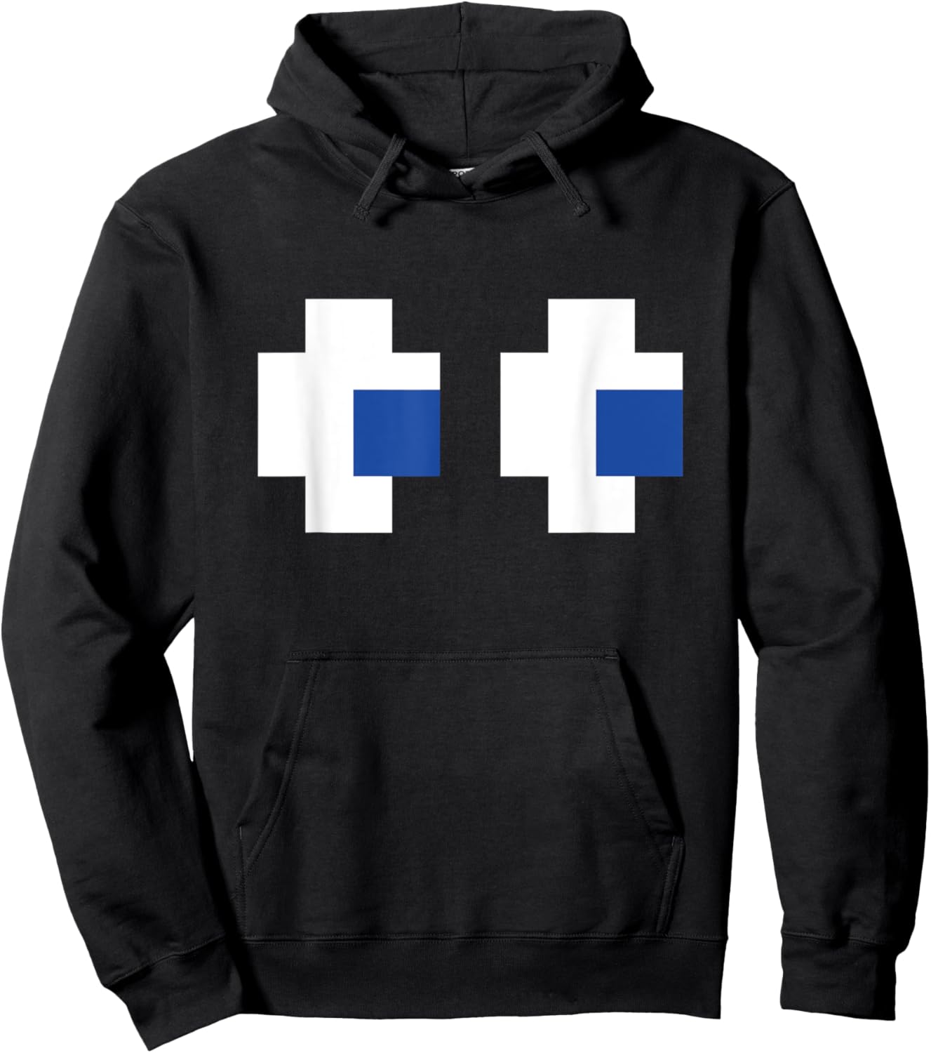 Retro Arcade Gaming Halloween Ghost Partner Group Costume Hoodie - Hoodie | Black