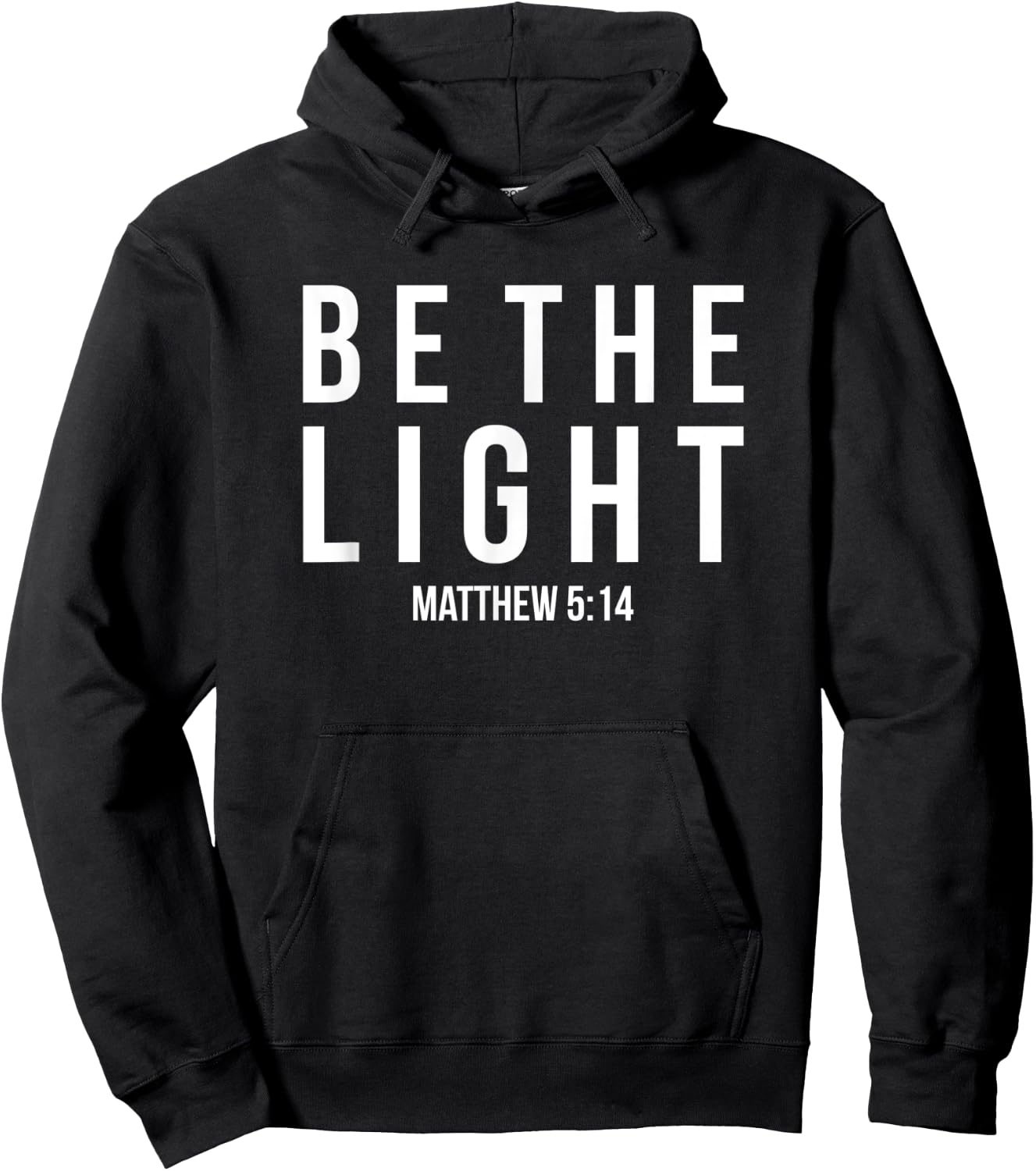 Be The Light Matthew 5:14 Christian Gifts Hoodie - Hoodie | Black
