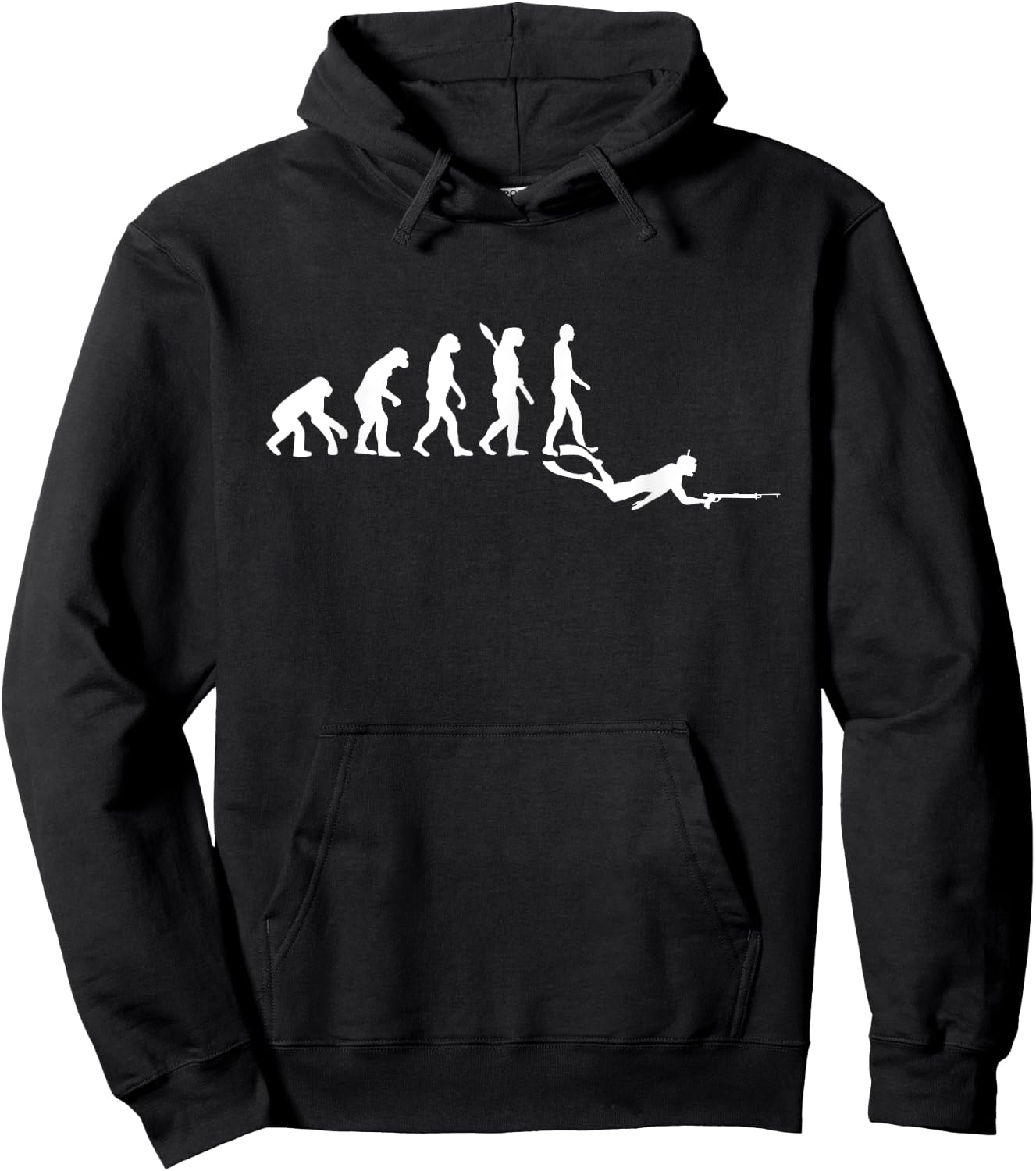 Spearfishing evolution Hoodie - Hoodie | Black
