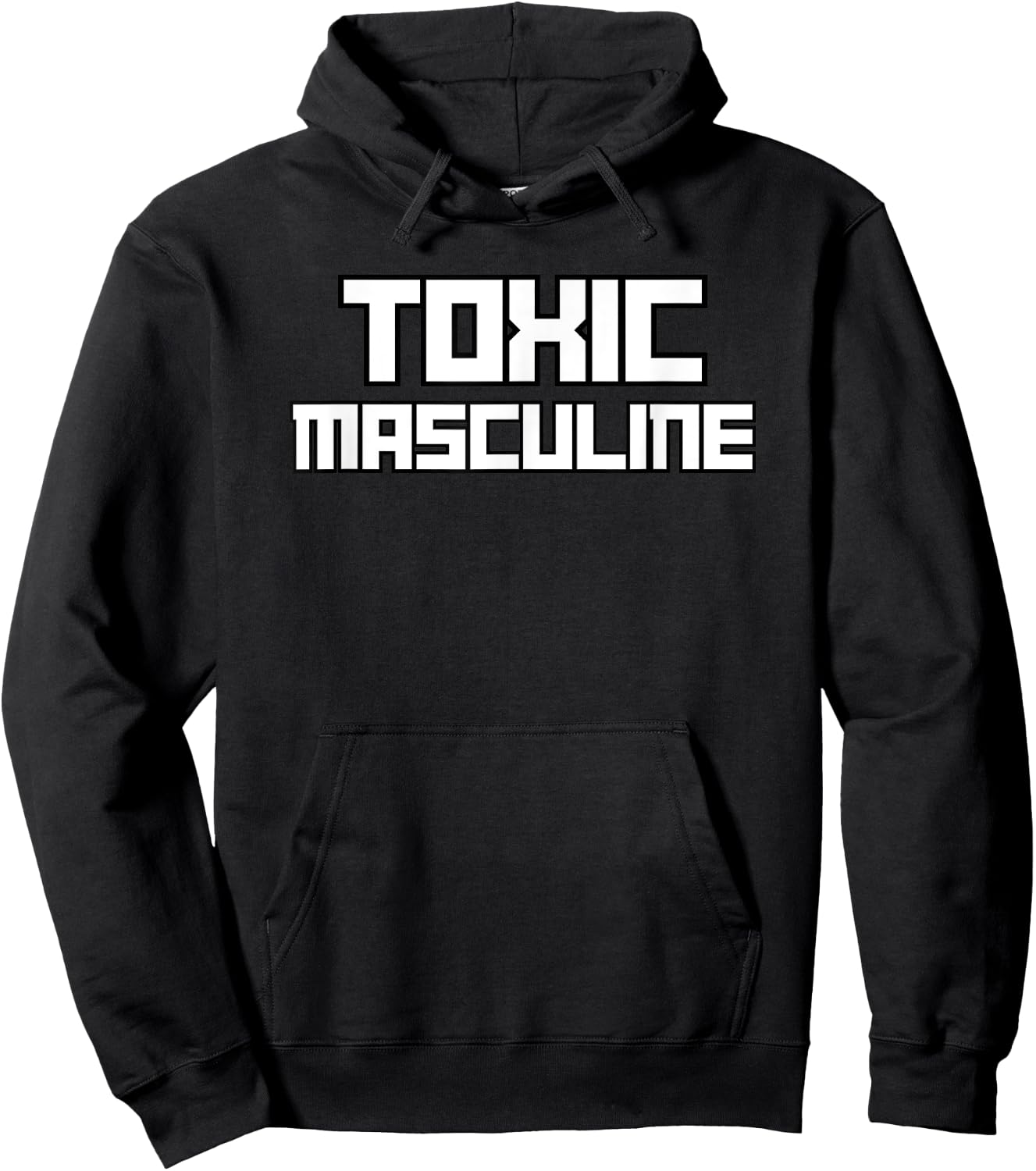 Toxic Masculine Funny Triggering Masculinity Served Daily Hoodie - Hoodie | Black