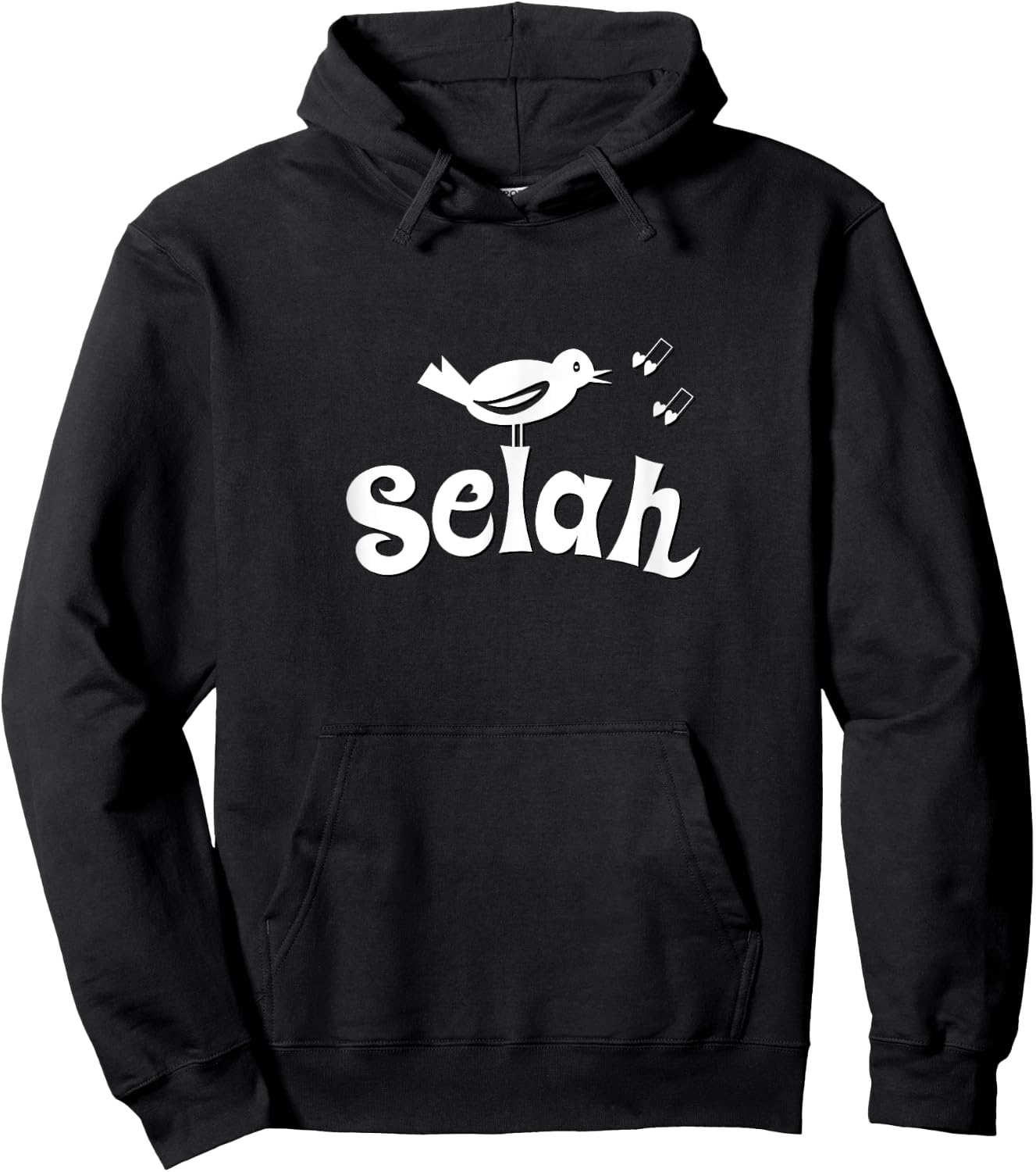 Selah Psalms Christian Design for Bird Lovers Hoodie - Hoodie | Black