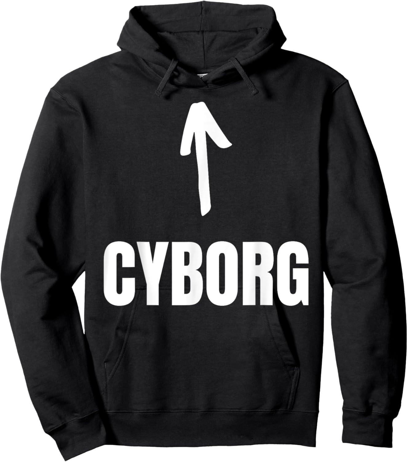 Halloween Cyborg - -Adults, Kids - Black - Short Sleeve - - Small - Funny Cyborg Design Hoodie - Hoodie | Black