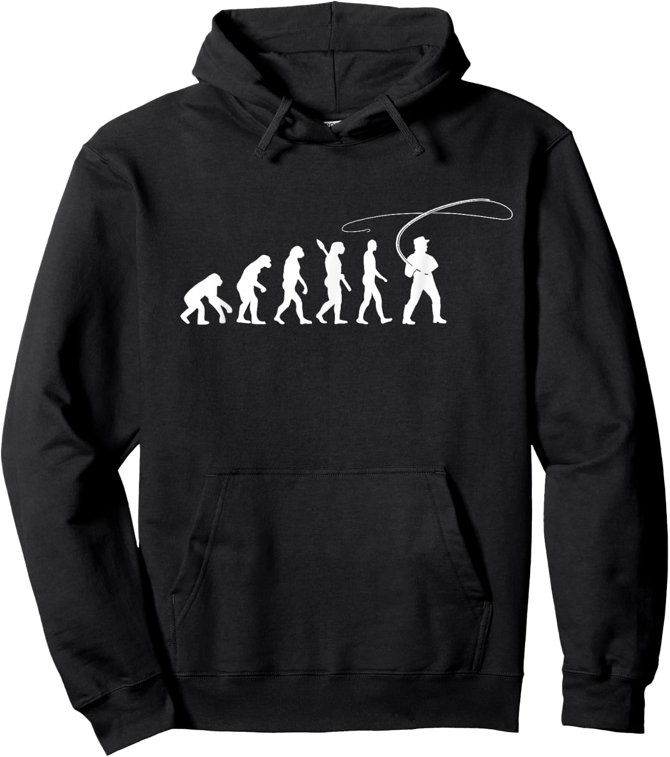 Fly Fishing evolution Hoodie - Hoodie | Black