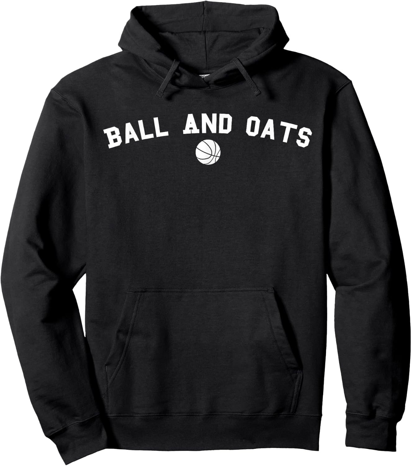 Ball And Oats Basketball Hoodie - Hoodie | Black