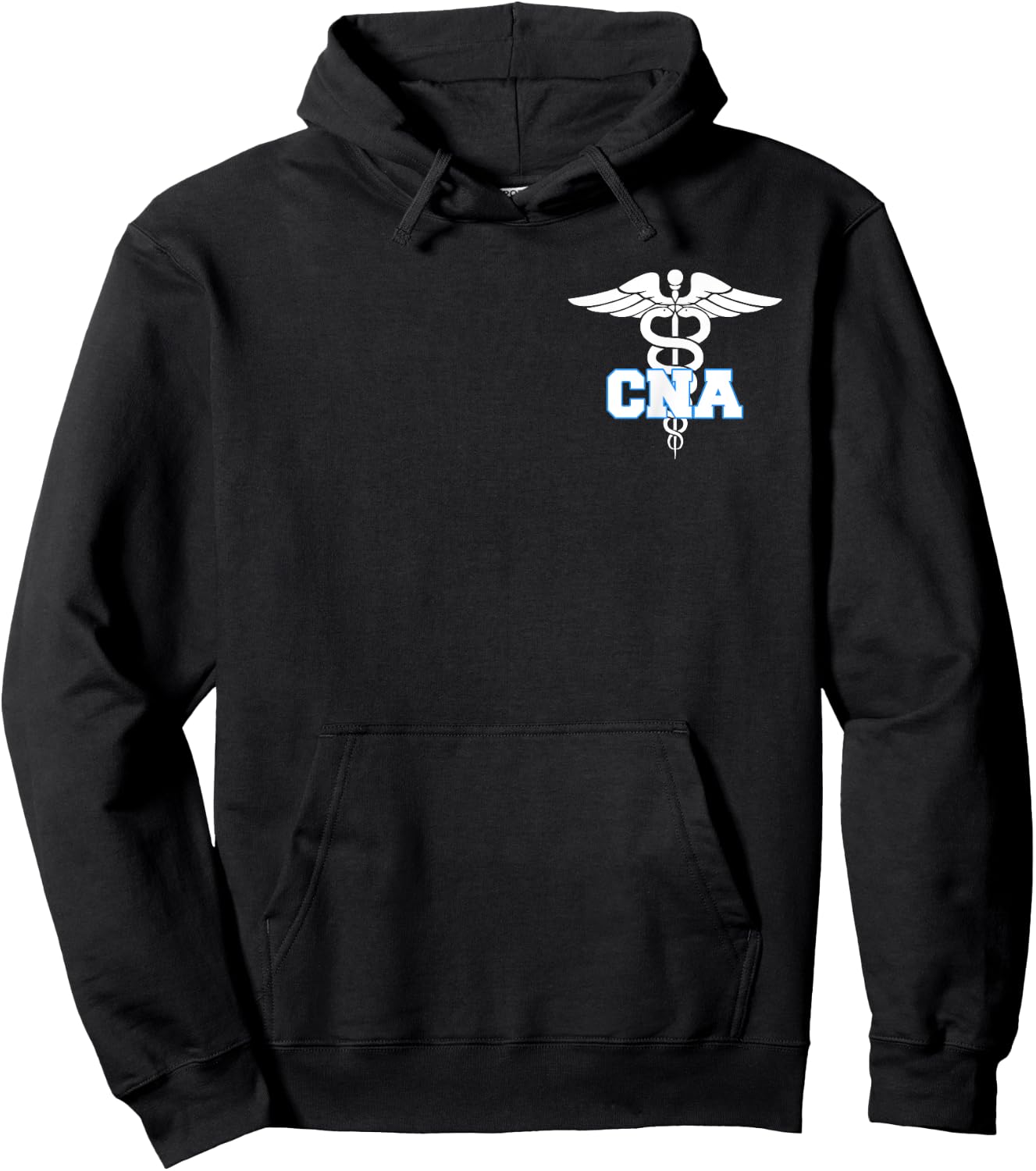 CNA Caduceus Medical Symbol Nurse Gifts Hoodie - Hoodie | Black