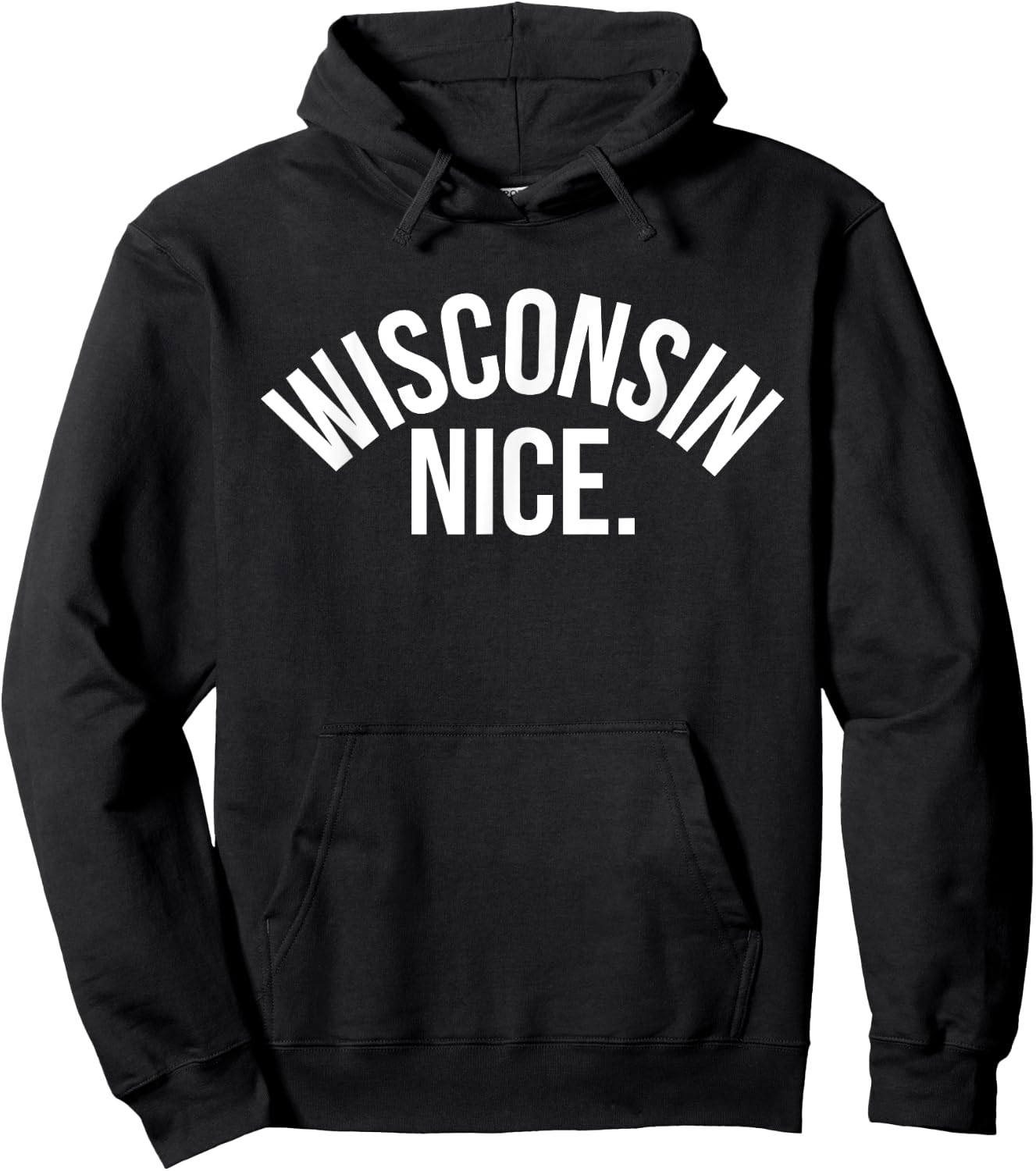 Wisconsin Nice Hoodie - Hoodie | Black