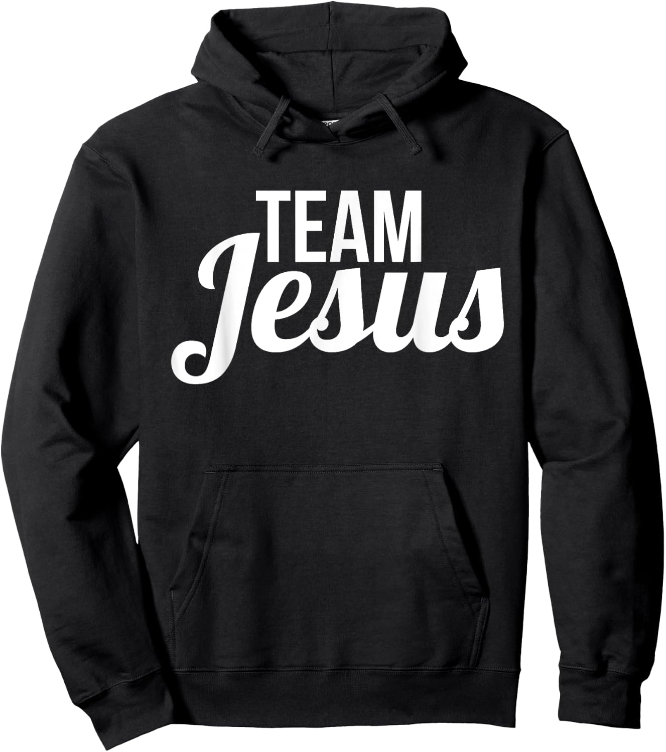 Team Jesus Shirt Vintage Bold Cool Christian Hoodie - Hoodie | Black