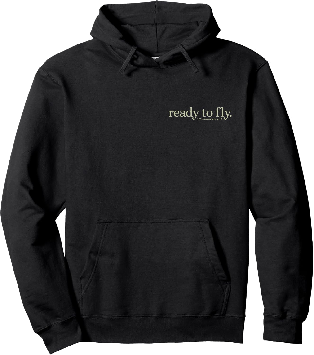 Christian Scripture Phrase ready for the rapture Hoodie - Hoodie | Black