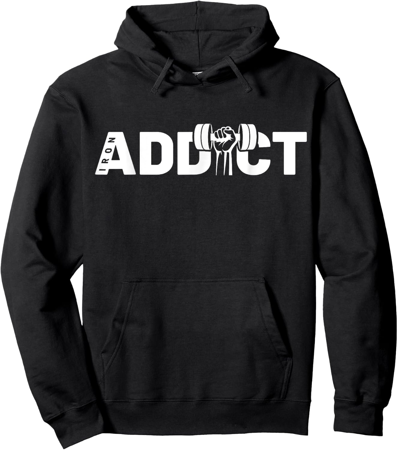 Weight Lifting Shirt Iron Addictive Gift Weight Lifting Hoodie - Hoodie | Black