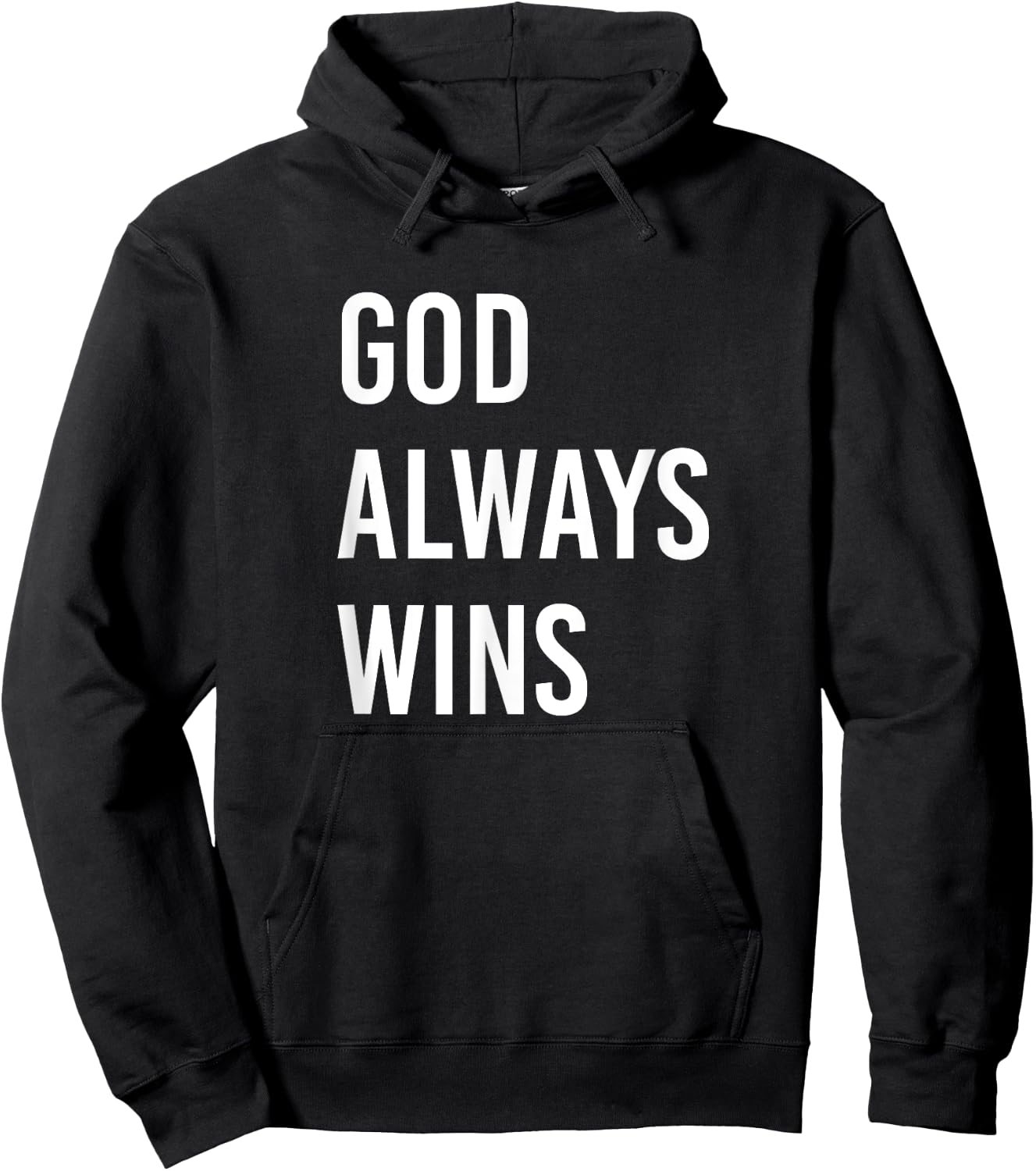 God Always Wins Hoodie - Hoodie | Black