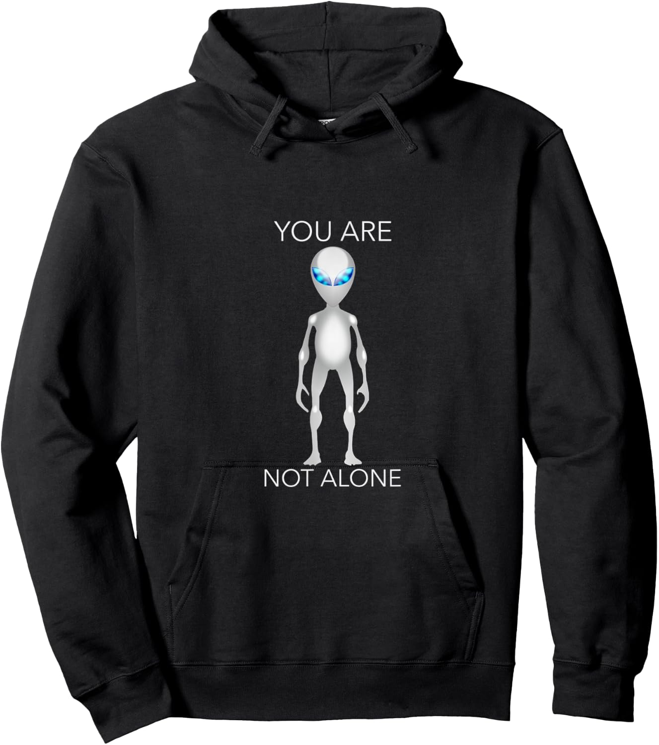 Alien You Are Not Alone Hoodie - Hoodie | Black