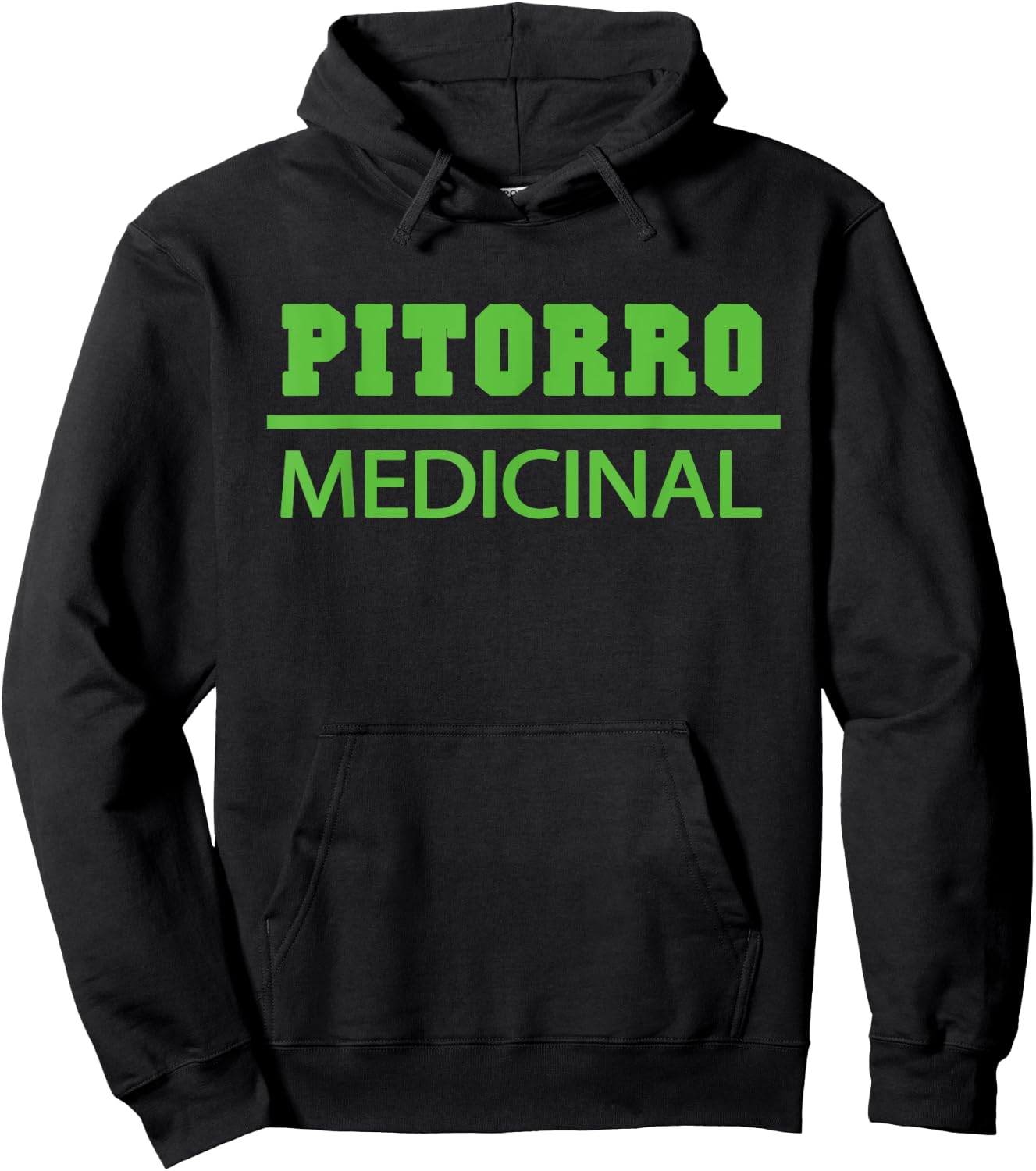 Pitorro Medicinal Funny Puerto Rican Adult Hoodie - Hoodie | Black