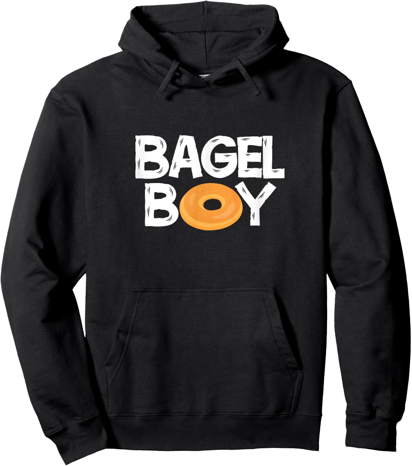 Bagel Boy Funny Donut Food Lover Hoodie - Hoodie | Black